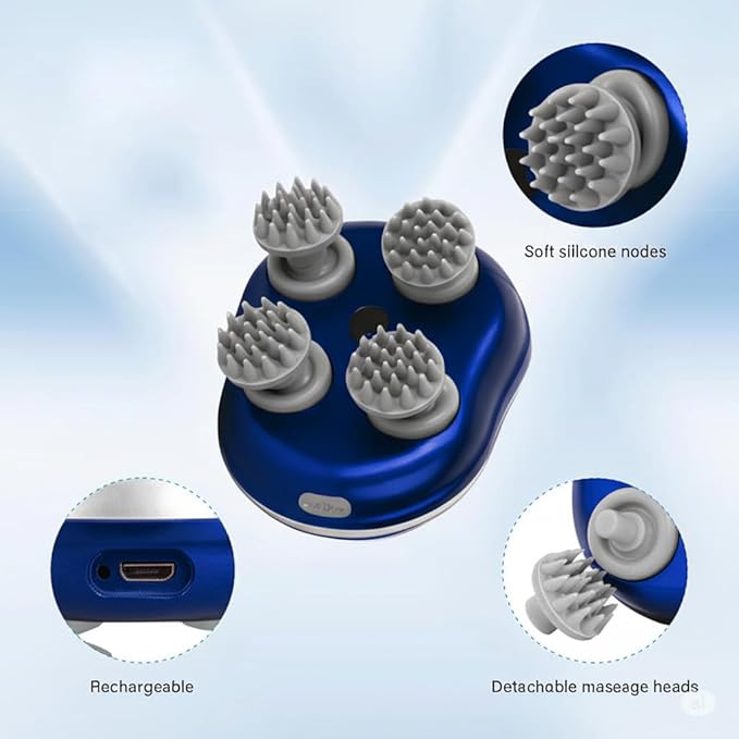 Blue Smart Scalp Massager