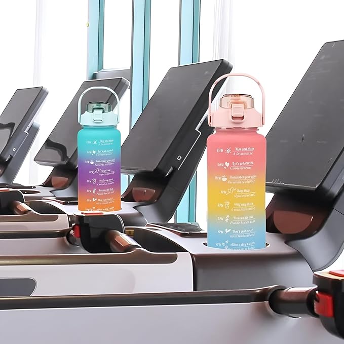 Green 3 in 1 Motivational Bottle Set