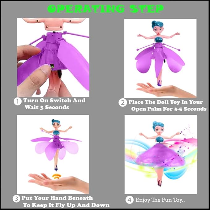 Purple Flying Doll
