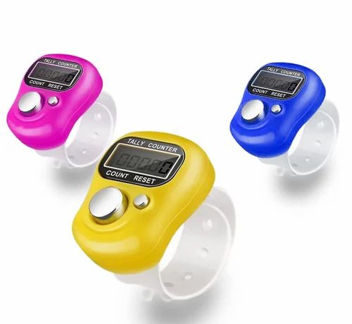 Ring Tally Counter for Naam Jaap (Assorted Color)