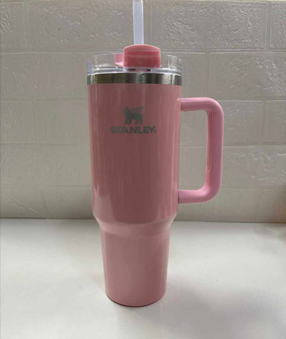 Pink Tumbler with Straw (1200ml)