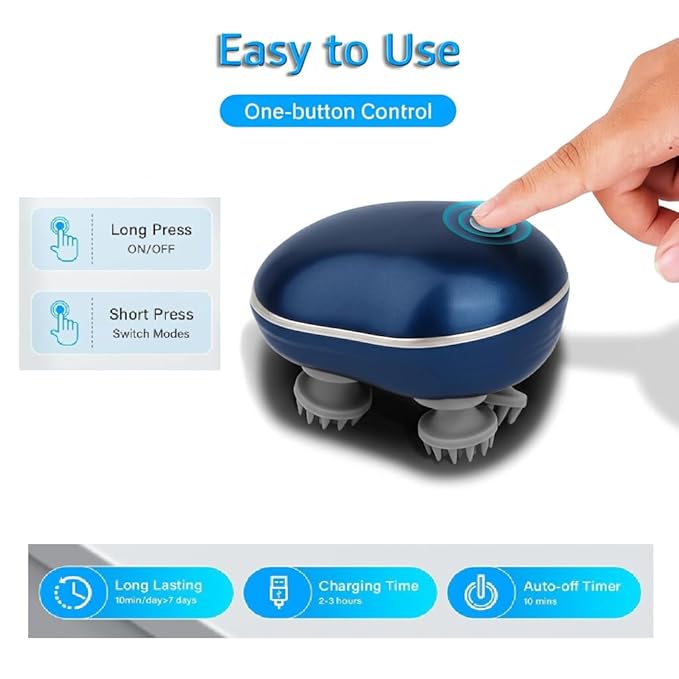 Blue Smart Scalp Massager
