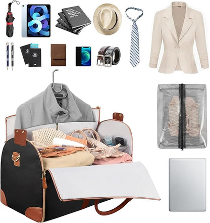 Black 3 in 1 Hanging Travel Bag