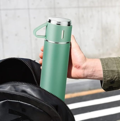 Green Vaccum Flask Set