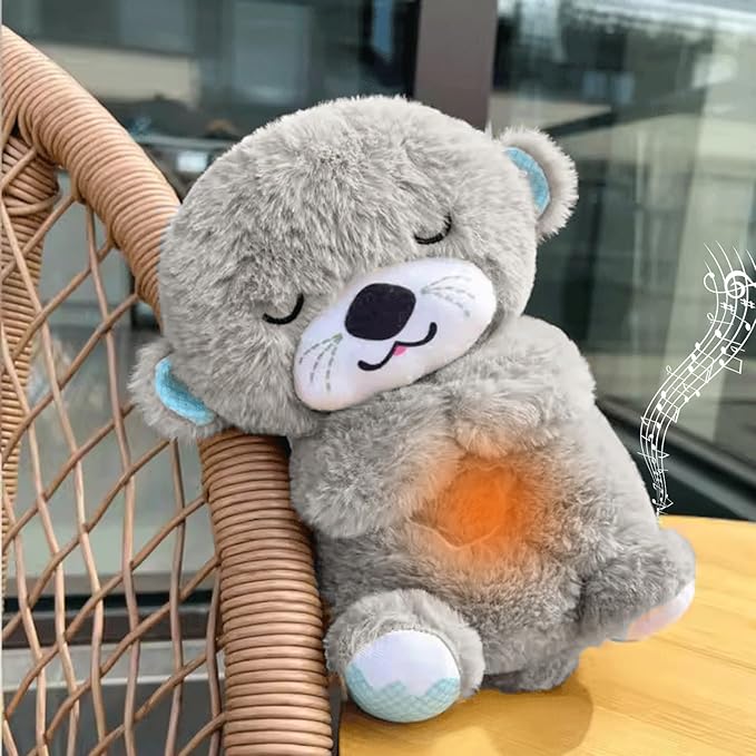 Grey Breathing Teddy Bear