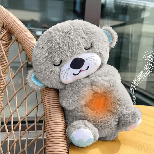 Grey Breathing Teddy Bear