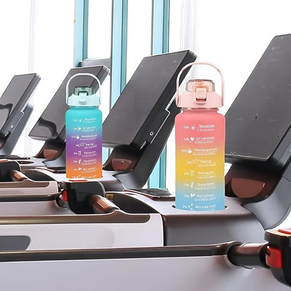 Green 3 in 1 Motivational Bottle Set