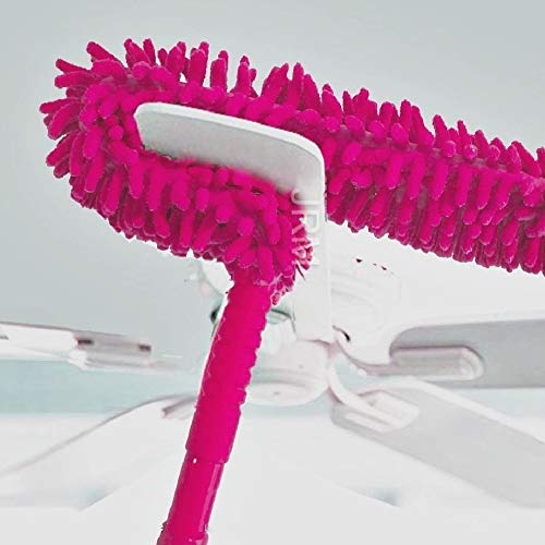 Pink Microfiber Fan Duster