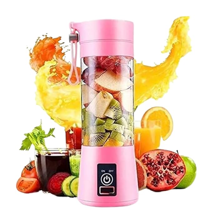 Pink Portable Juicer