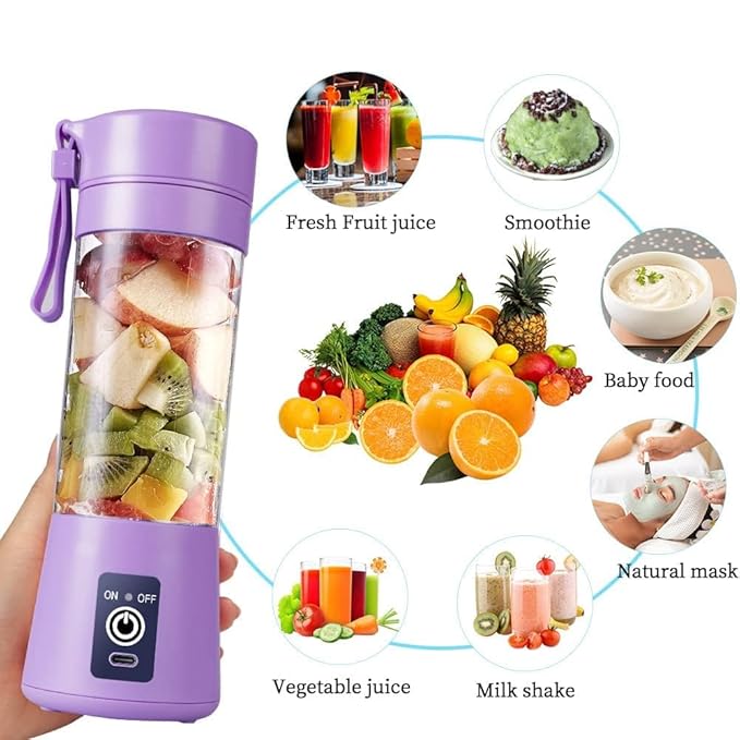 Purple Portable Juicer