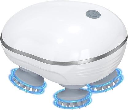 White Smart Scalp Massager